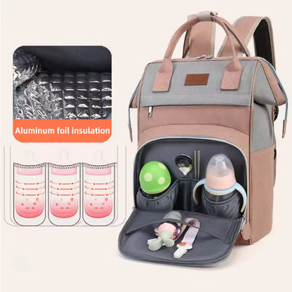 Buy ParentPack Stylish Waterproof Diaper Bag - Daily Large Capacity Mommy Backpack at MyneeMoe Online In India