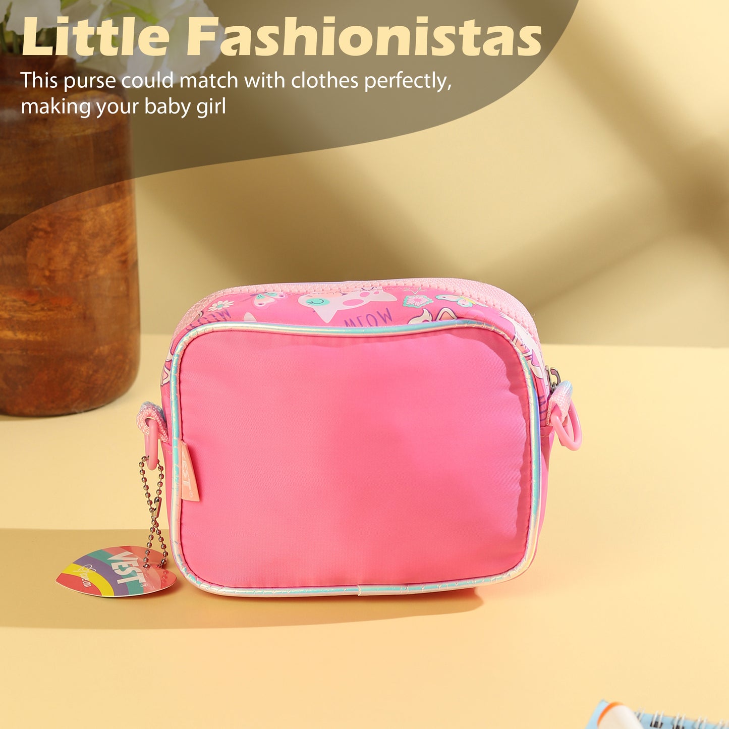 Buy Vest Luxe Kids Sling Bag Stylish & Durable Mini Backpack for Play & Travel at MyneeMoe Online In India