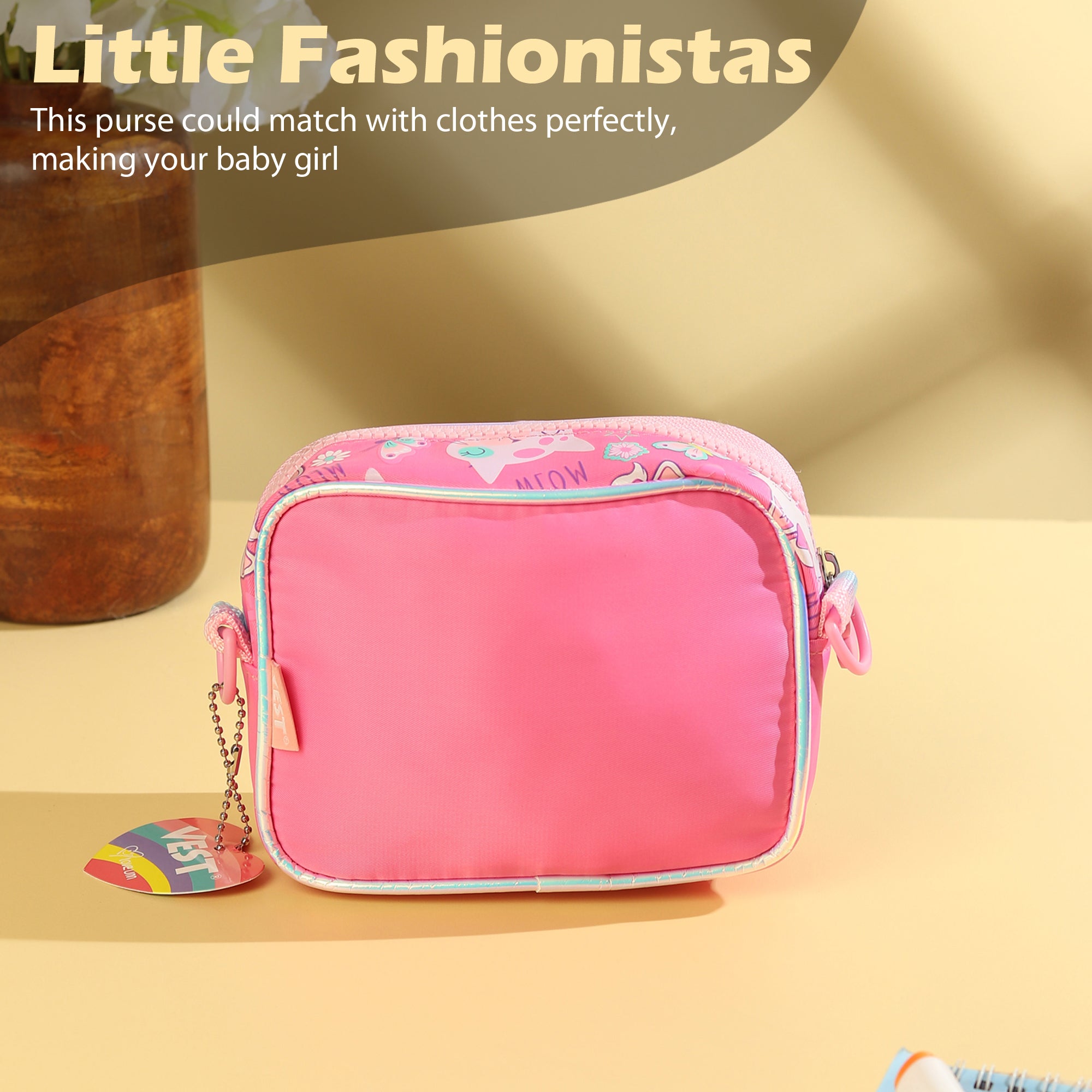 Buy MyneeMoe Vest Luxe Kids Sling Bag Stylish & Durable Mini Backpack for Play & Travel - Sling Bag at MyneeMoe Online In India