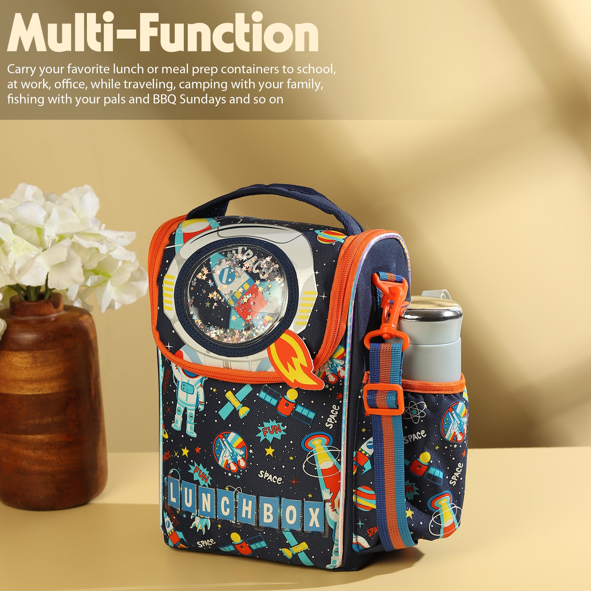 Buy Vest Thermal Lunch Bag for Kids - Two Layer Insulated Cooler Bag at MyneeMoe Online In India