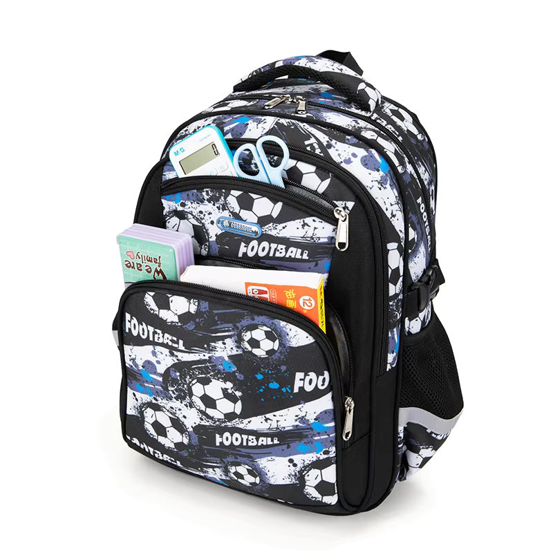 Buy Champ’s Choice Football Print School Bag - Waterproof, Large Capacity Backpack at MyneeMoe Online In India