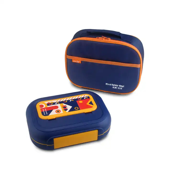 Buy MyneeMoe Luncheon Premium Stainless Steel Bento Box with Lunch Bag & Cutlery Set Blue - Bento Lunch Box at MyneeMoe Online In India