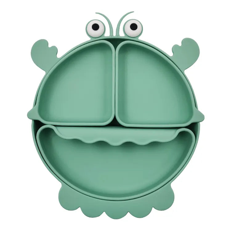 Buy MyneeMoe Crayfish Silicone Feeding Set – Fun, Safe, Anti-Slip Essentials for Baby Mealtime Green - Baby Feeding Set at MyneeMoe Online In India