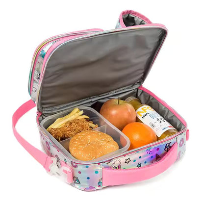 Buy Foodie Friend Insulated Lunch Bag: Perfect for School & Travel (Luminous Unicorn) at MyneeMoe Online In India