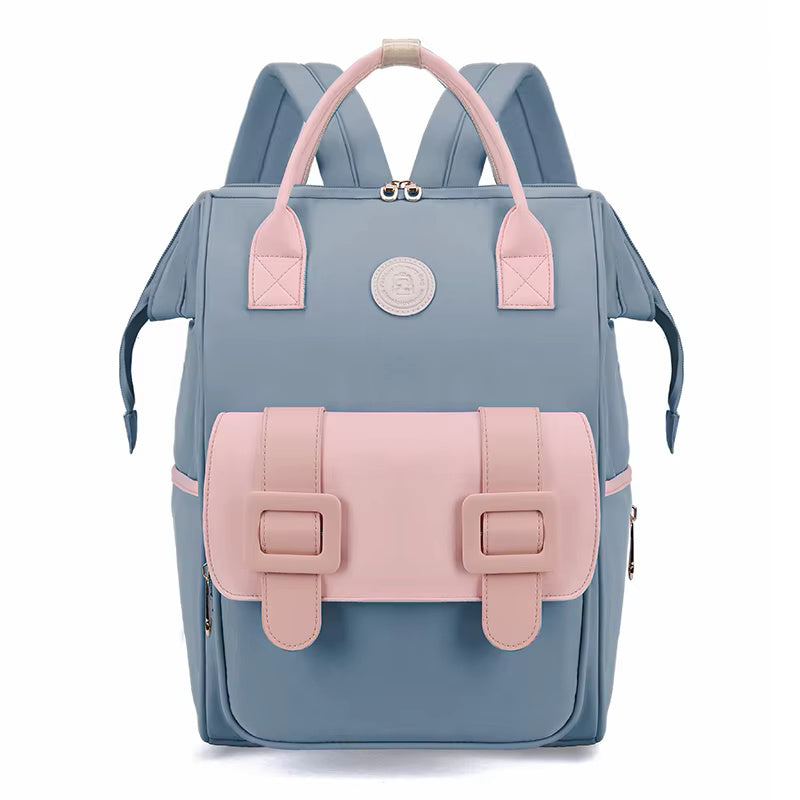 Buy MomJourney Multi-functional Diaper Backpack - Fashionable Baby Care Companion Peocock Blue at MyneeMoe Online In India