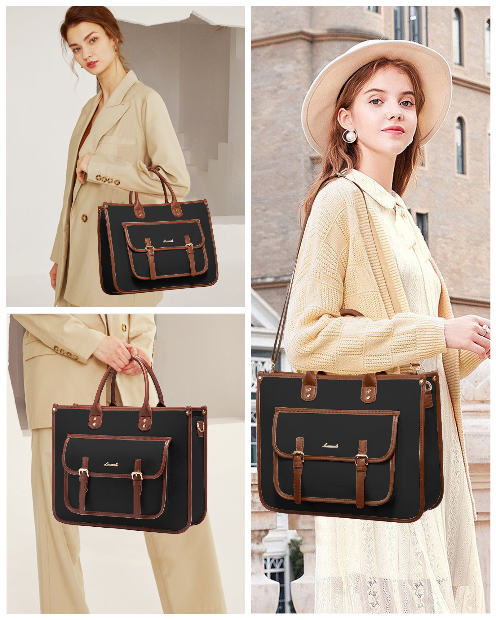 Buy MyneeMoe Lovevook Travel Bag Black - Spacious Weekender with Handy Pockets & Clutch - Travel & Tote Bags at MyneeMoe Online In India