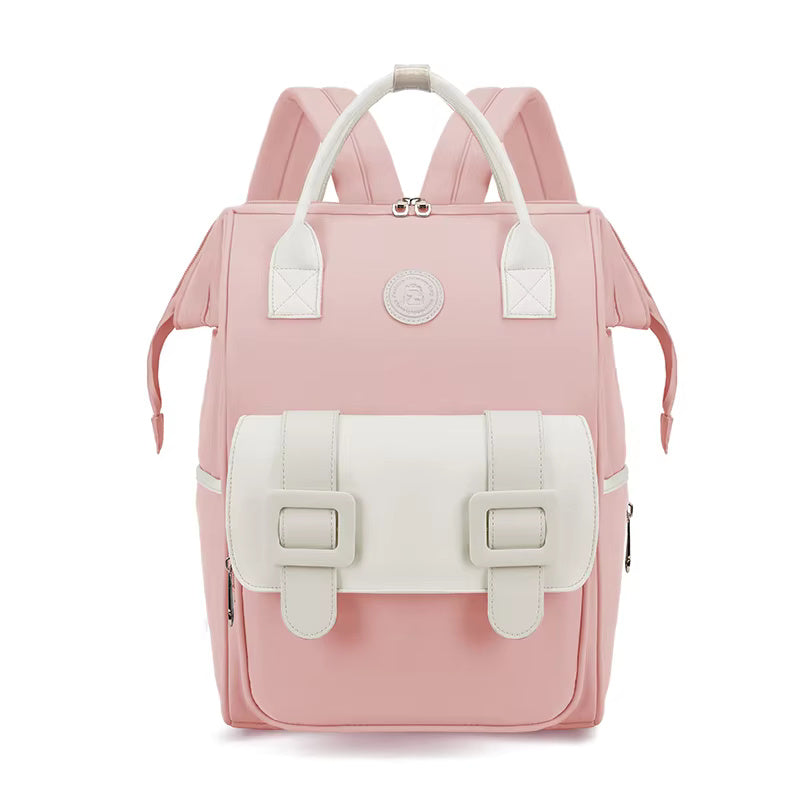 Buy MomJourney Multi-functional Diaper Backpack - Fashionable Baby Care Companion Pink at MyneeMoe Online In India