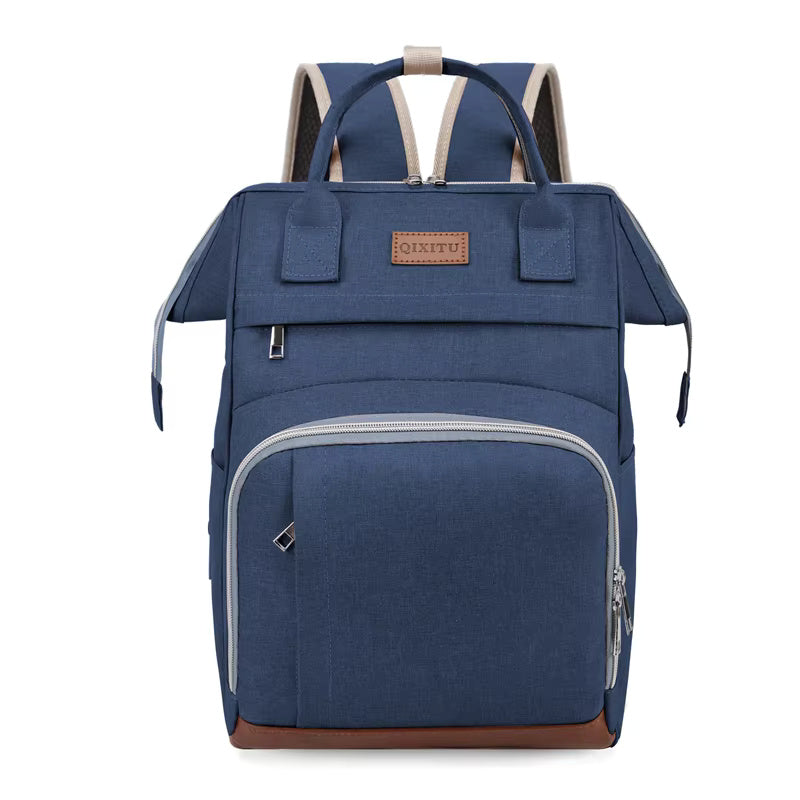 Buy ParentPack Stylish Waterproof Diaper Bag - Daily Large Capacity Mommy Backpack Blue at MyneeMoe Online In India