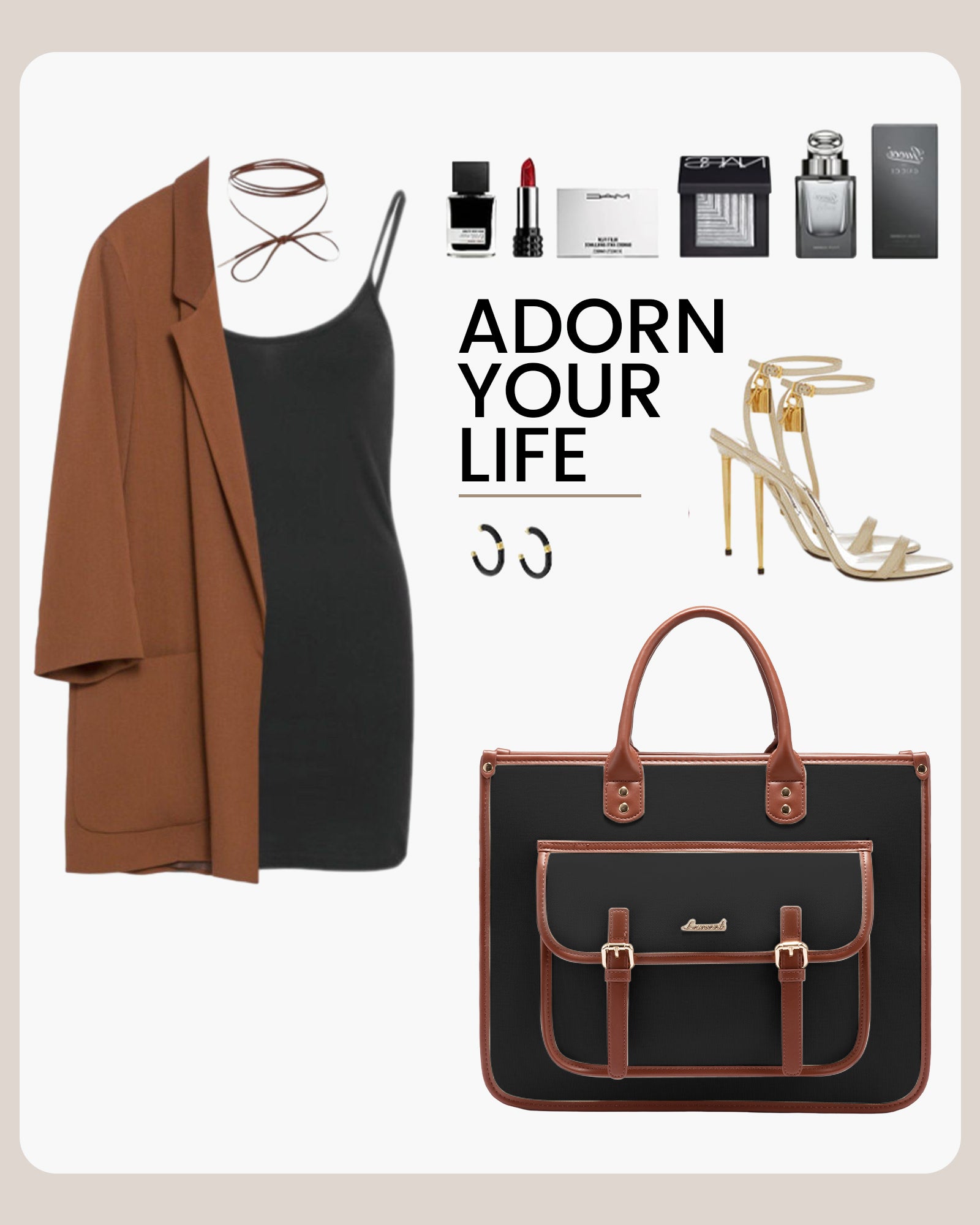 Buy MyneeMoe Lovevook Travel Bag Black - Spacious Weekender with Handy Pockets & Clutch - Travel & Tote Bags at MyneeMoe Online In India