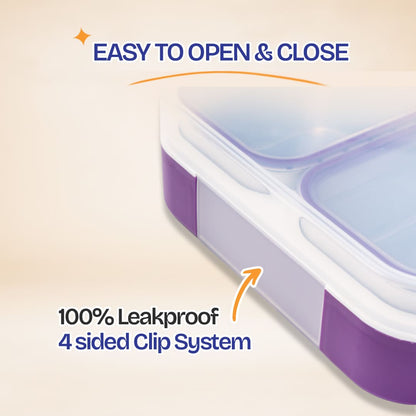 Buy MyneeMoe Meal Station 4 Compartment Stainless Steel Bento Lunch Box with Bag - Bento Lunch Box at MyneeMoe Online In India