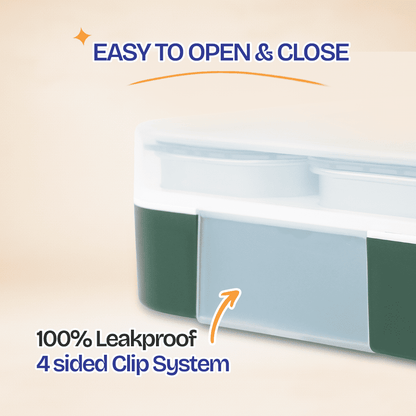 Buy MyneeMoe Meal Station 3 Compartment Stainless Steel Bento Lunch Box with Bag - Bento Lunch Box at MyneeMoe Online In India