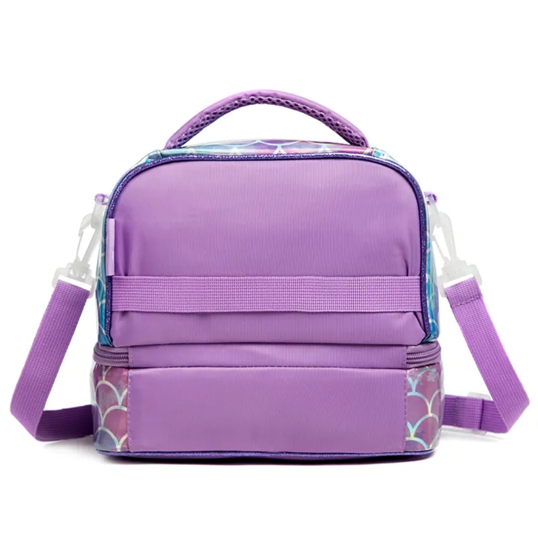 Buy MyneeMoe ChillMate Insulated Lunch Bag – Spacious, Durable & Waterproof With Dual Compartments (Mermaid) - Lunch Bag at MyneeMoe Online In India