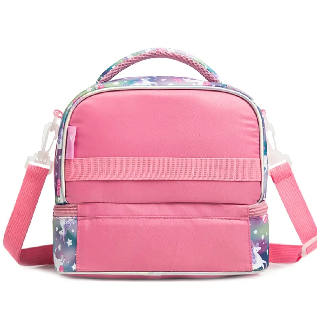 Buy MyneeMoe ChillMate Insulated Lunch Bag – Spacious, Durable & Waterproof With Dual Comp. (Rainbow Unicorn) - Lunch Bag at MyneeMoe Online In India