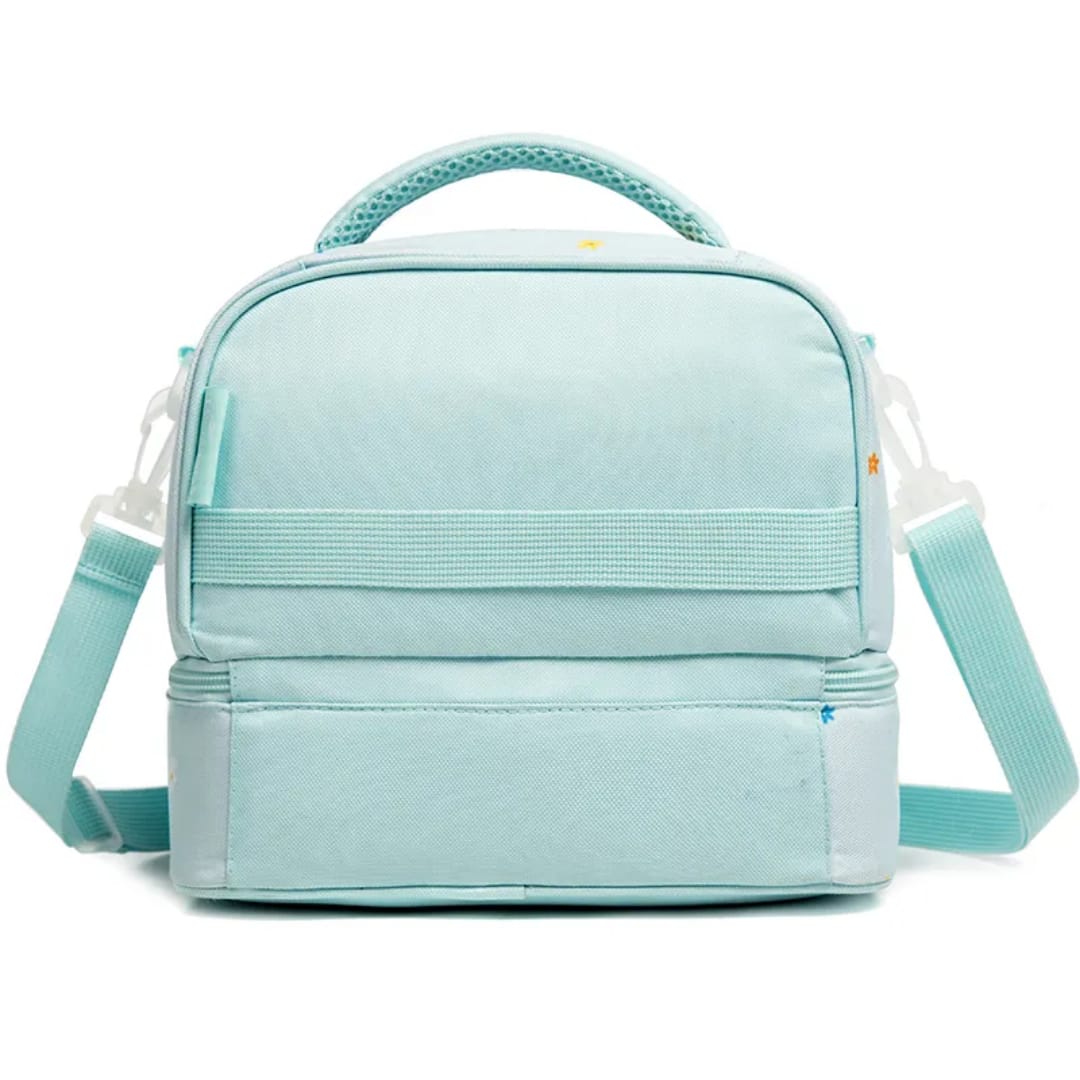 Buy MyneeMoe ChillMate Insulated Lunch Bag – Spacious, Durable & Waterproof With Dual Compartments (Little Daisies) - Lunch Bag at MyneeMoe Online In India
