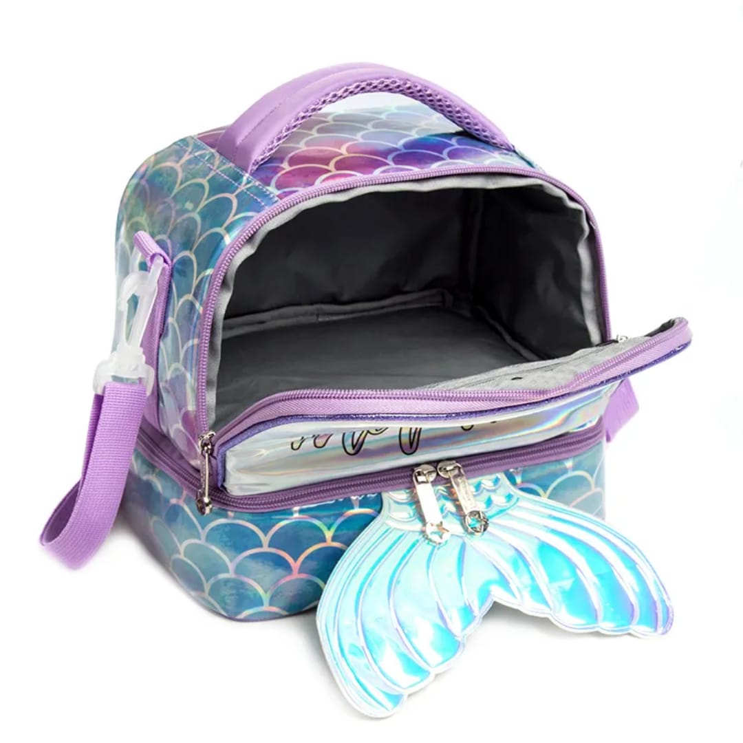 Buy MyneeMoe ChillMate Insulated Lunch Bag – Spacious, Durable & Waterproof With Dual Compartments (Mermaid) - Lunch Bag at MyneeMoe Online In India