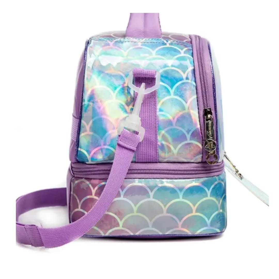 Buy MyneeMoe ChillMate Insulated Lunch Bag – Spacious, Durable & Waterproof With Dual Compartments (Mermaid) - Lunch Bag at MyneeMoe Online In India