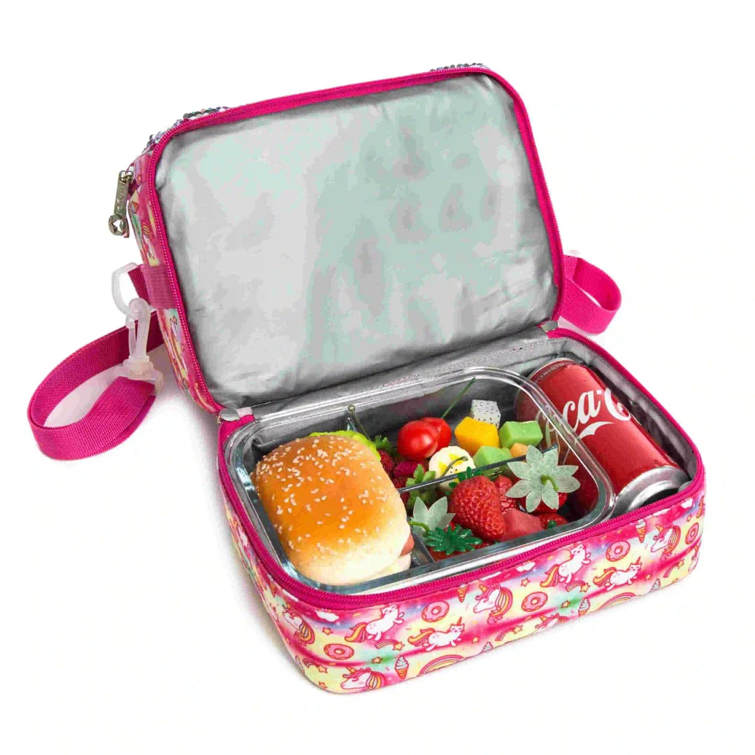 Buy MyneeMoe ChillMate Insulated Lunch Bag – Spacious, Durable & Waterproof With Dual Compartments (Unicorn) - Lunch Bag at MyneeMoe Online In India