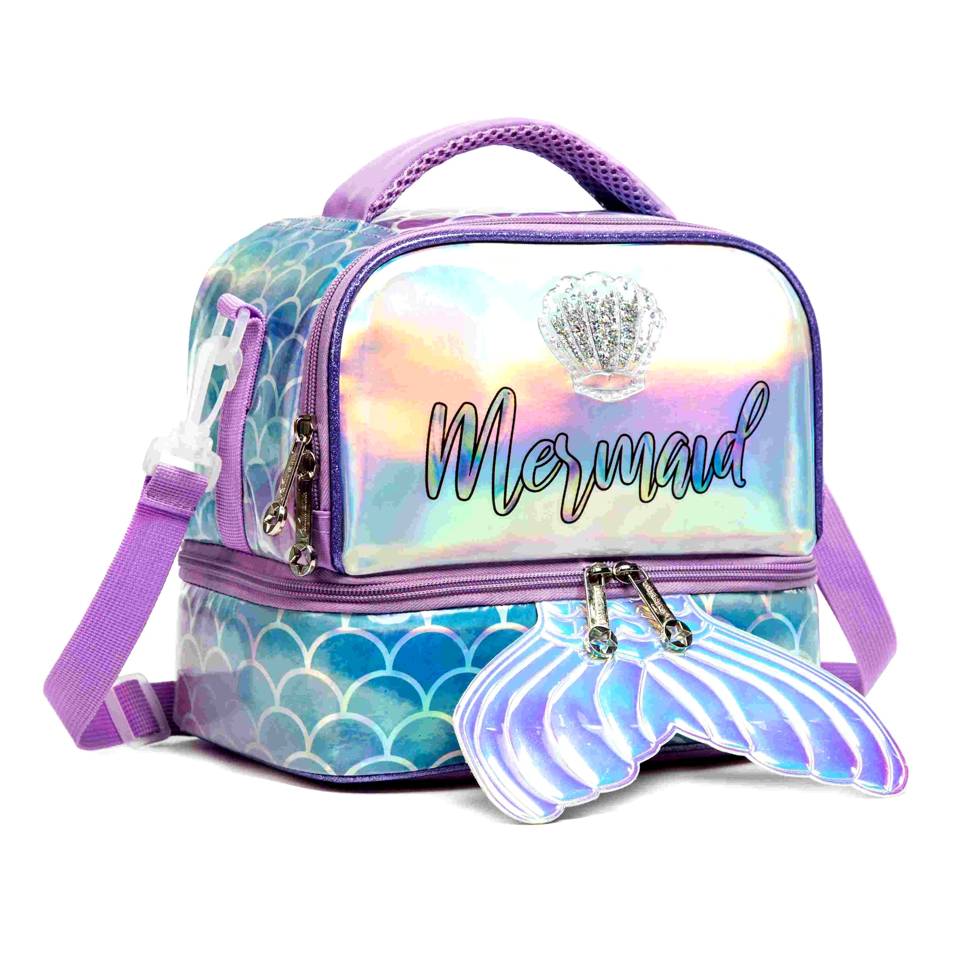 Buy MyneeMoe ChillMate Insulated Lunch Bag – Spacious, Durable & Waterproof With Dual Compartments (Mermaid) Mermaid - Lunch Bag at MyneeMoe Online In India