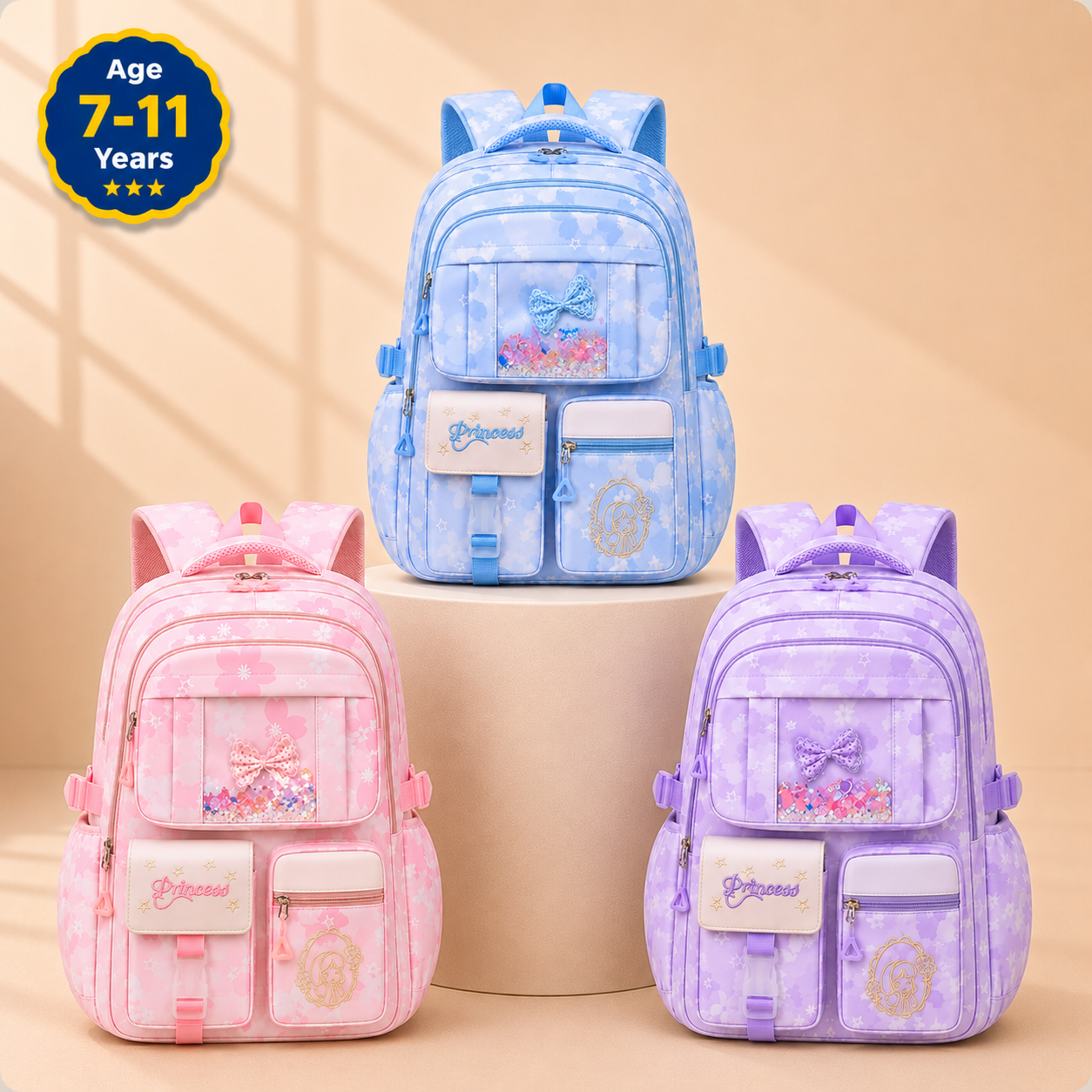 Buy MyneeMoe Book Bounder Elite Girls Backpack – Durable, Stylish & Spacious School Bag (Age 7-11Y) - School Bag at MyneeMoe Online In India
