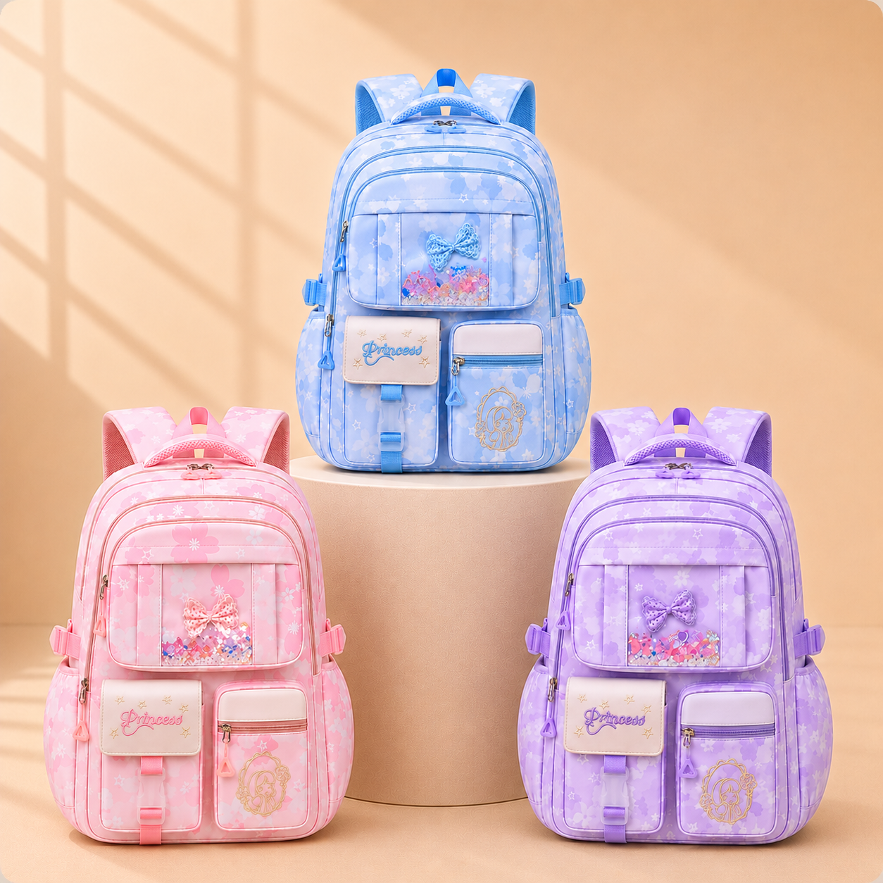 Buy MyneeMoe Book Bounder Elite Girls Backpack – Durable, Stylish & Spacious School Bag (Pink) - School Bag at MyneeMoe Online In India