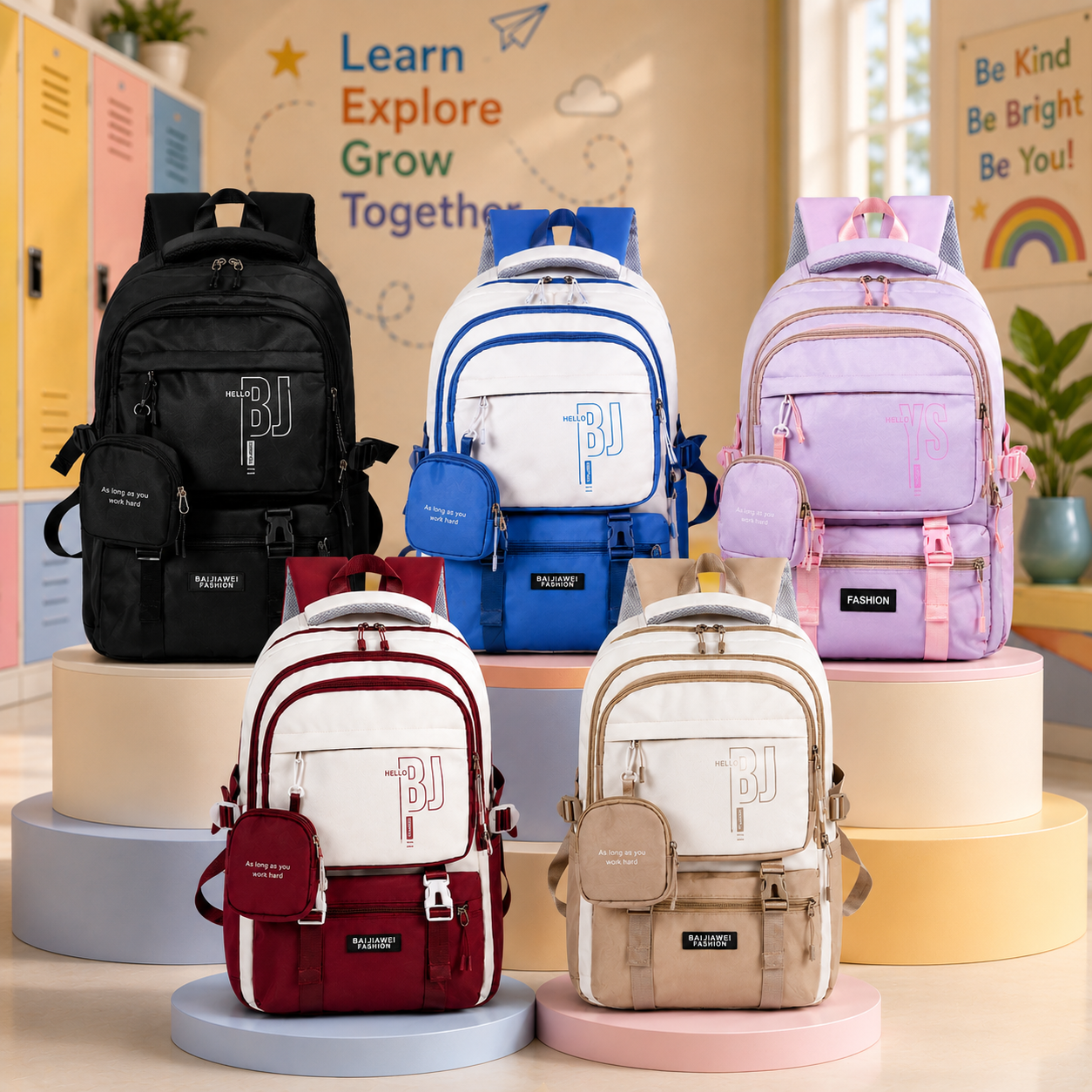 CampusPro Kids Backpack – Durable, Stylish & Spacious School Bag (Age 11-16Y)
