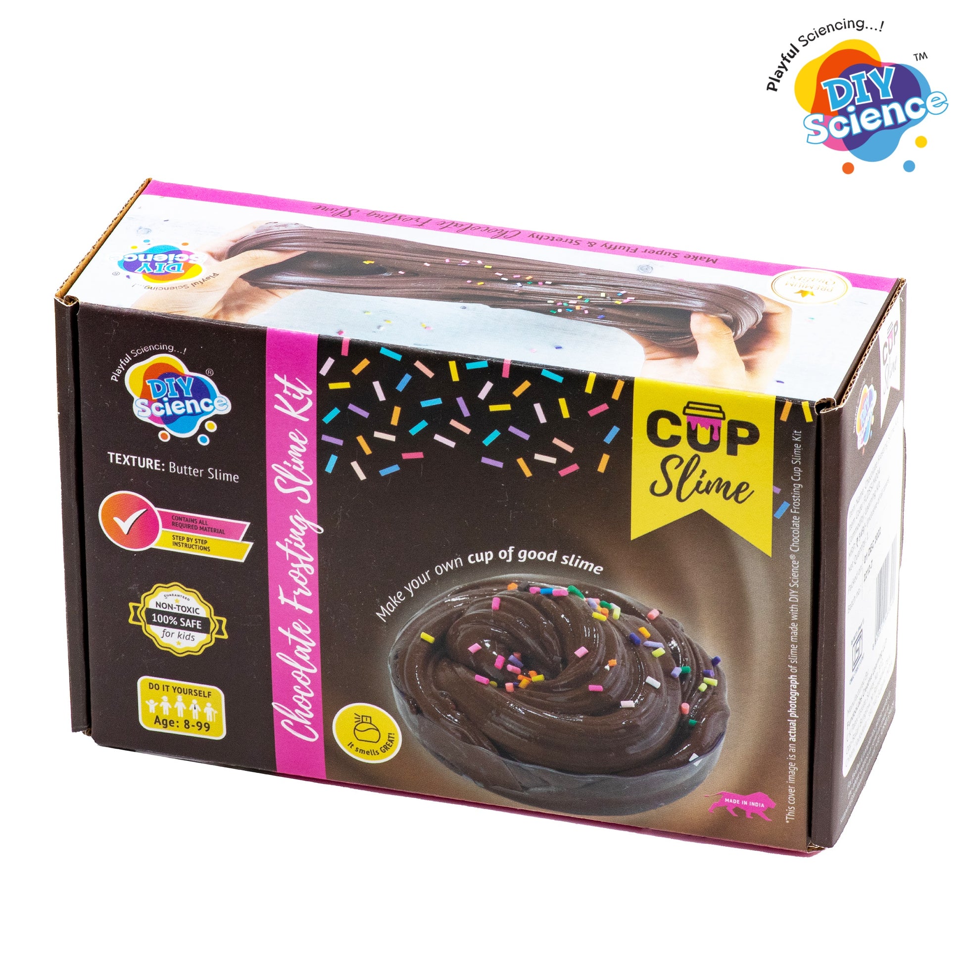 Buy Diy Science Chocolate Frosting Cup Slime Kit (Texture Butter Slime) at Myneemoe Online In India