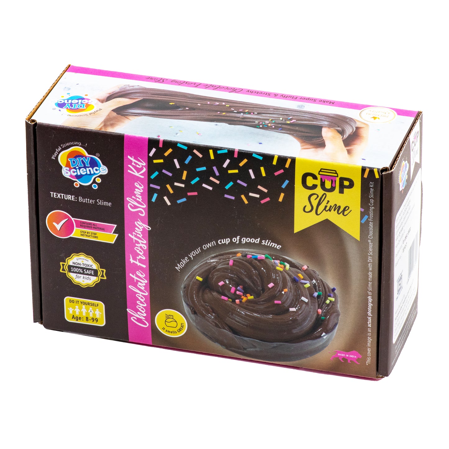 Buy Diy Science Chocolate Frosting Cup Slime Kit (Texture Butter Slime) at Myneemoe Online In India