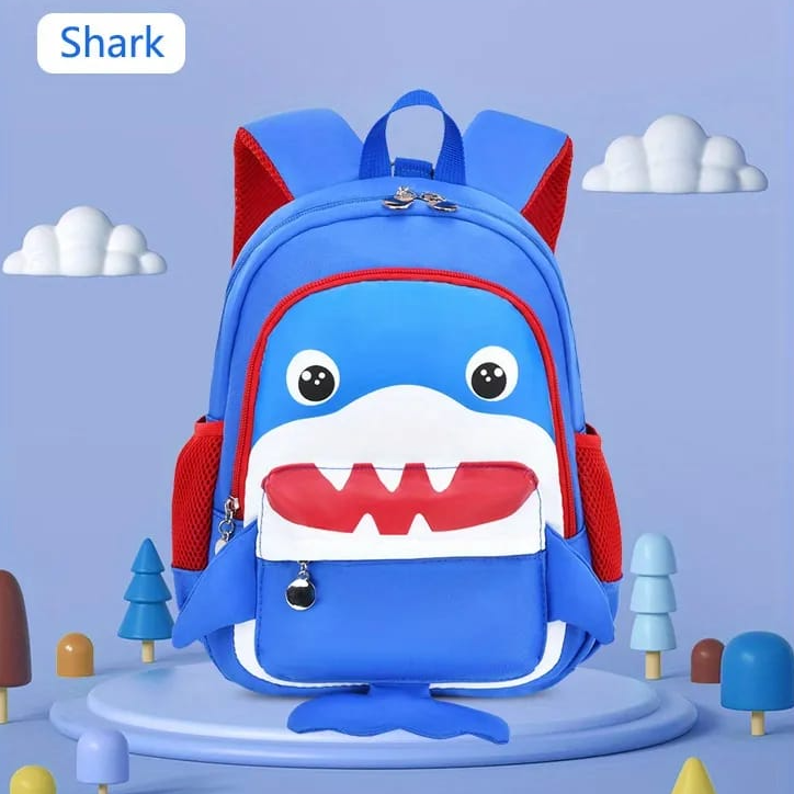 Buy MyneeMoe Lil Explorer 3D Backpack for Kindergarten - Stylish, Durable, Waterproof School Bag Shark - Kids School Bag at MyneeMoe Online In India