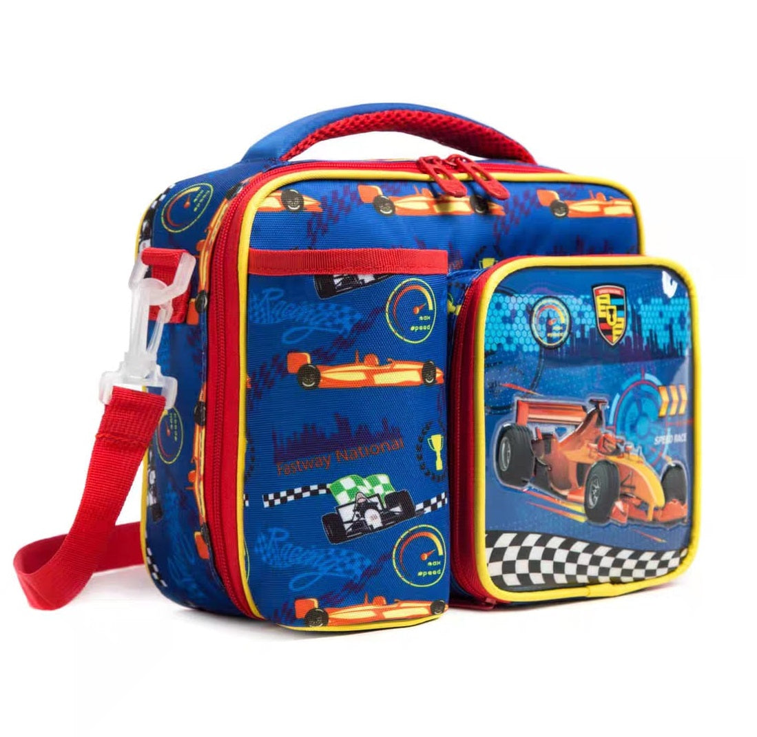 Buy MyneeMoe Foodie Friend Insulated Lunch Bag – Durable School & Travel Lunch Tote (Formula Flyer) Formula Flyer - Lunch Bag at MyneeMoe Online In India