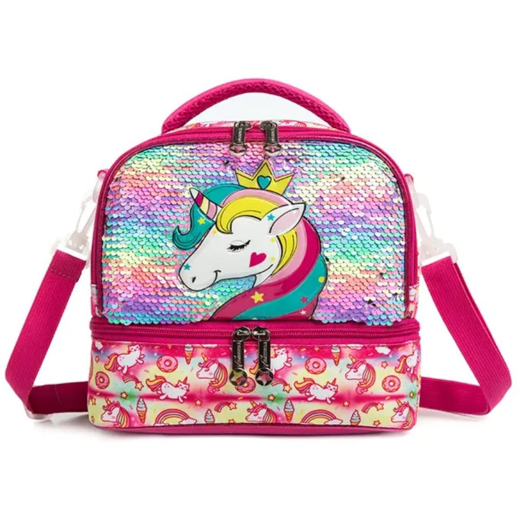 Buy MyneeMoe ChillMate Insulated Lunch Bag – Spacious, Durable & Waterproof With Dual Compartments (Unicorn) Unicorn - Lunch Bag at MyneeMoe Online In India