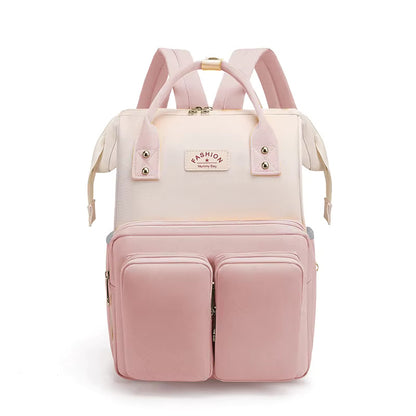 Buy MumGear Travel-Ready Baby Backpack - Large Capacity Diaper Bag for Moms Pink at MyneeMoe Online In India