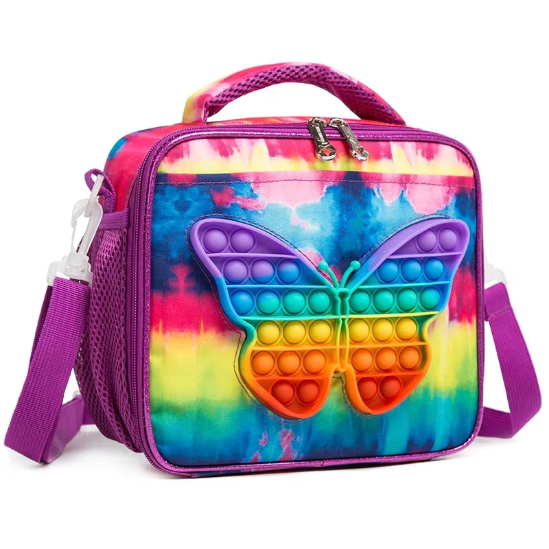 Buy StayFresh Insulated Lunch Bag- Keeps Food Fresh for Hours Butterfly at MyneeMoe Online In India