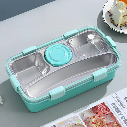 Buy MyneeMoe FreshFeast Stainless Steel Lunch Box with Bowl Mint Green at MyneeMoe Online In India