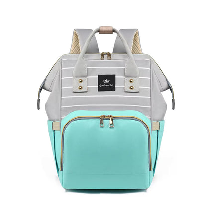 Buy MomGlide Diaper Bag - Large Capacity Mommy Backpack with Dry/Wet Compartments Mint Green at MyneeMoe Online In India