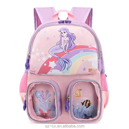 Buy Trendy Cartoon Character Backpack for Kindergarten With Front Pockets at Myneemoe Online In India