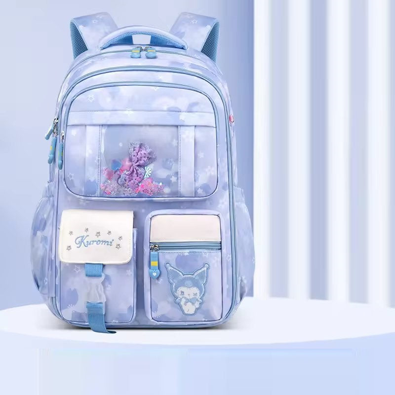 Book Bounder Elite School Backpack Stylish, Durable, Spacious, Waterproof Kids Bag Blue