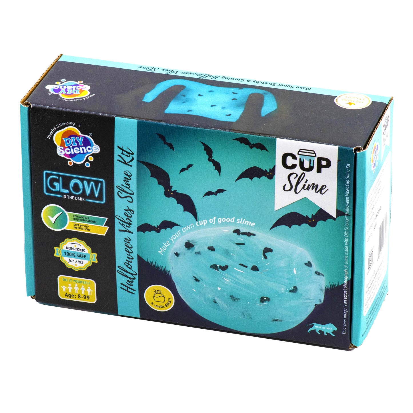 Buy Diy Science Halloween Vibes Cup Slime Kit (Texture Glow in the Dark Slime) at Myneemoe Online In India