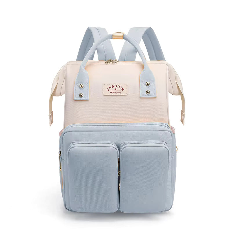 Buy MumGear Travel-Ready Baby Backpack - Large Capacity Diaper Bag for Moms Sky Blue at MyneeMoe Online In India