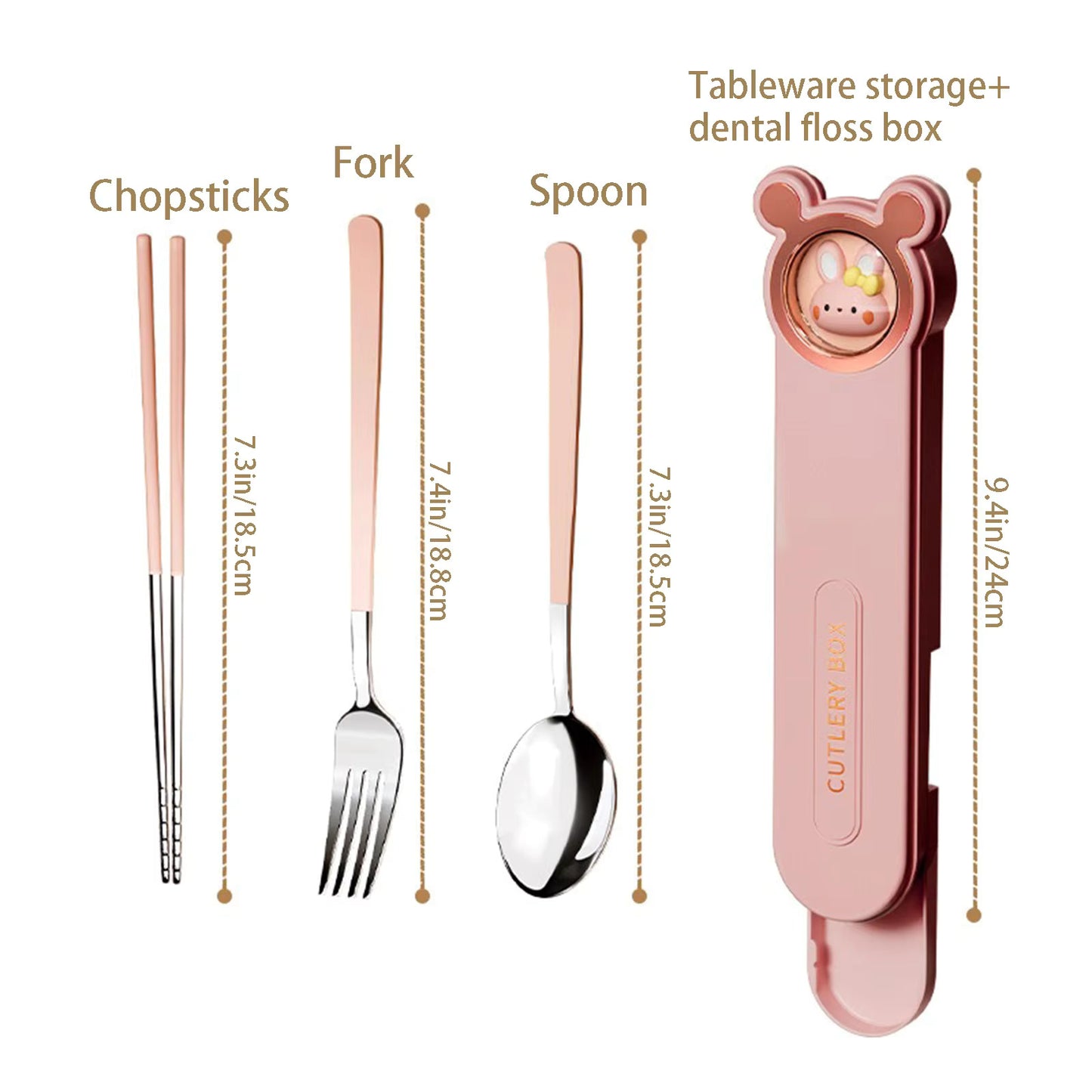 Buy Timeless Stainless-Steel Cutlery Set - Durable Spoon, Fork & Chopsticks at MyneeMoe Online In India