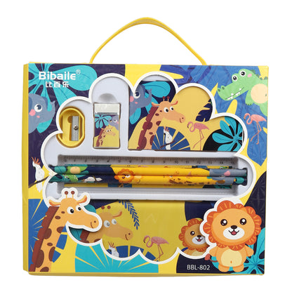 Buy Cute Little "JUNGLE" Theme Stationery Set (Pack Of 1) at MyneeMoe Online In India