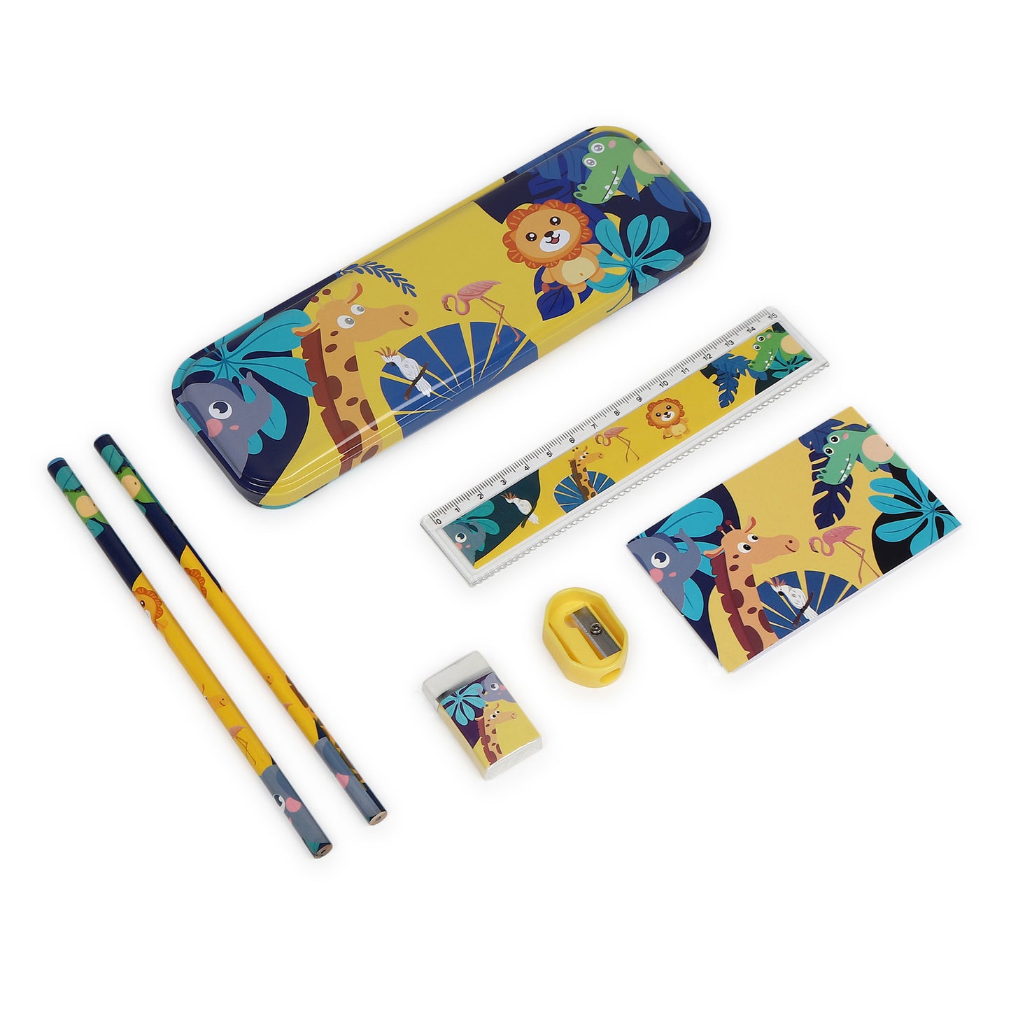 Buy Cute Little "JUNGLE" Theme Stationery Set (Pack Of 1) at MyneeMoe Online In India