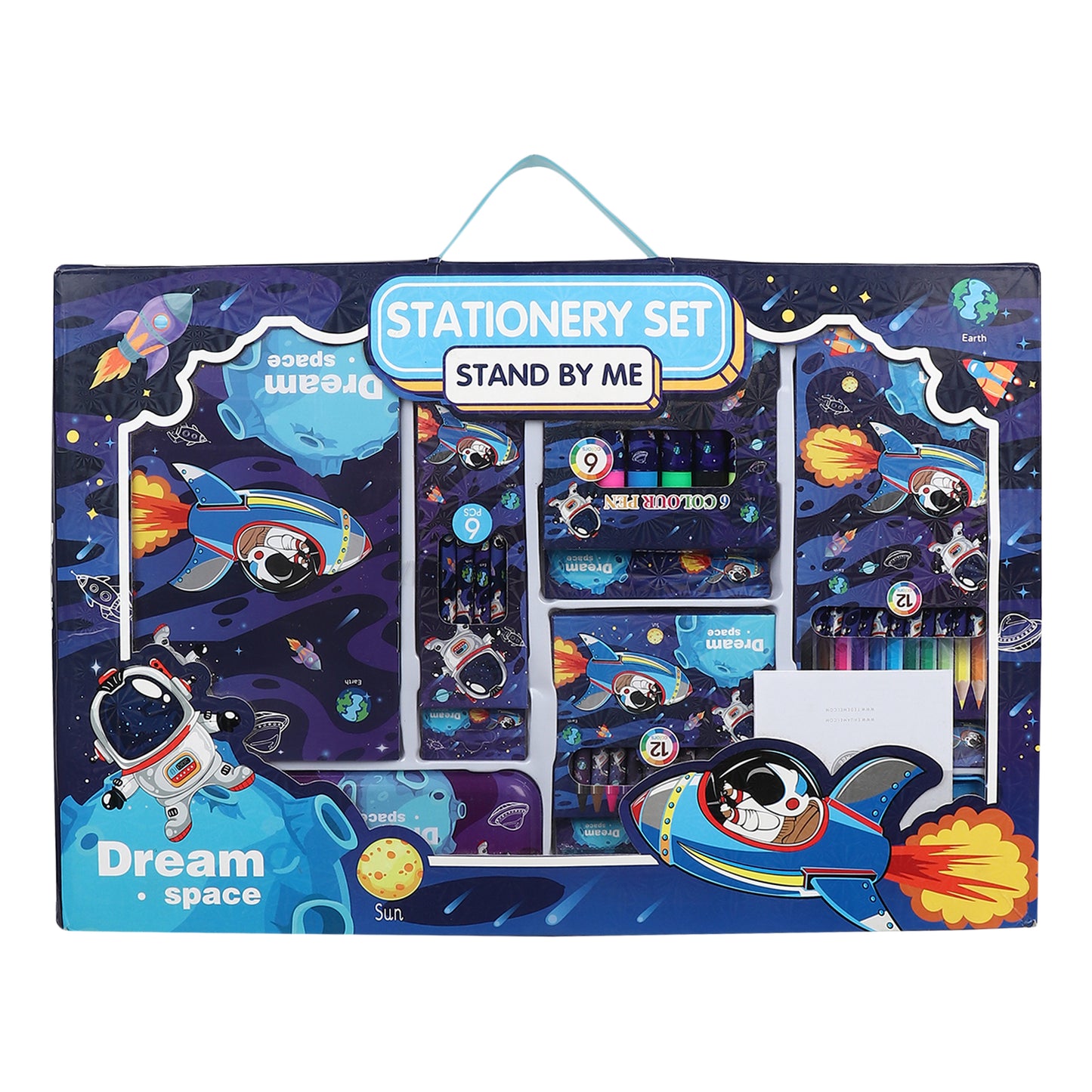 Buy Space Theme Stand By Me Giant Stationery Set (Pack Of 1) at MyneeMoe Online In India