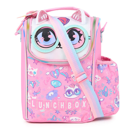 Buy Vest Thermal Lunch Bag for Kids - Two Layer Insulated Cooler Bag Kitty at MyneeMoe Online In India