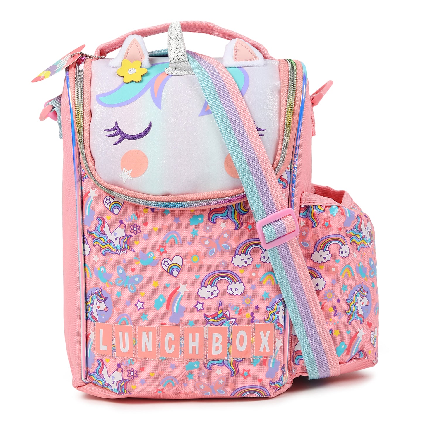 Buy Vest Thermal Lunch Bag for Kids - Two Layer Insulated Cooler Bag Unicorn (Pink) at MyneeMoe Online In India