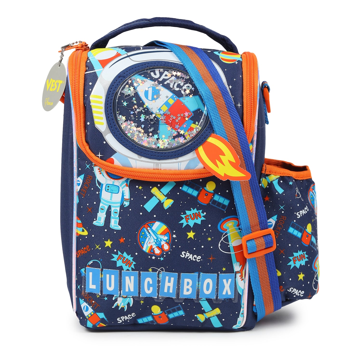 Buy Vest Thermal Lunch Bag for Kids - Two Layer Insulated Cooler Bag Space at MyneeMoe Online In India