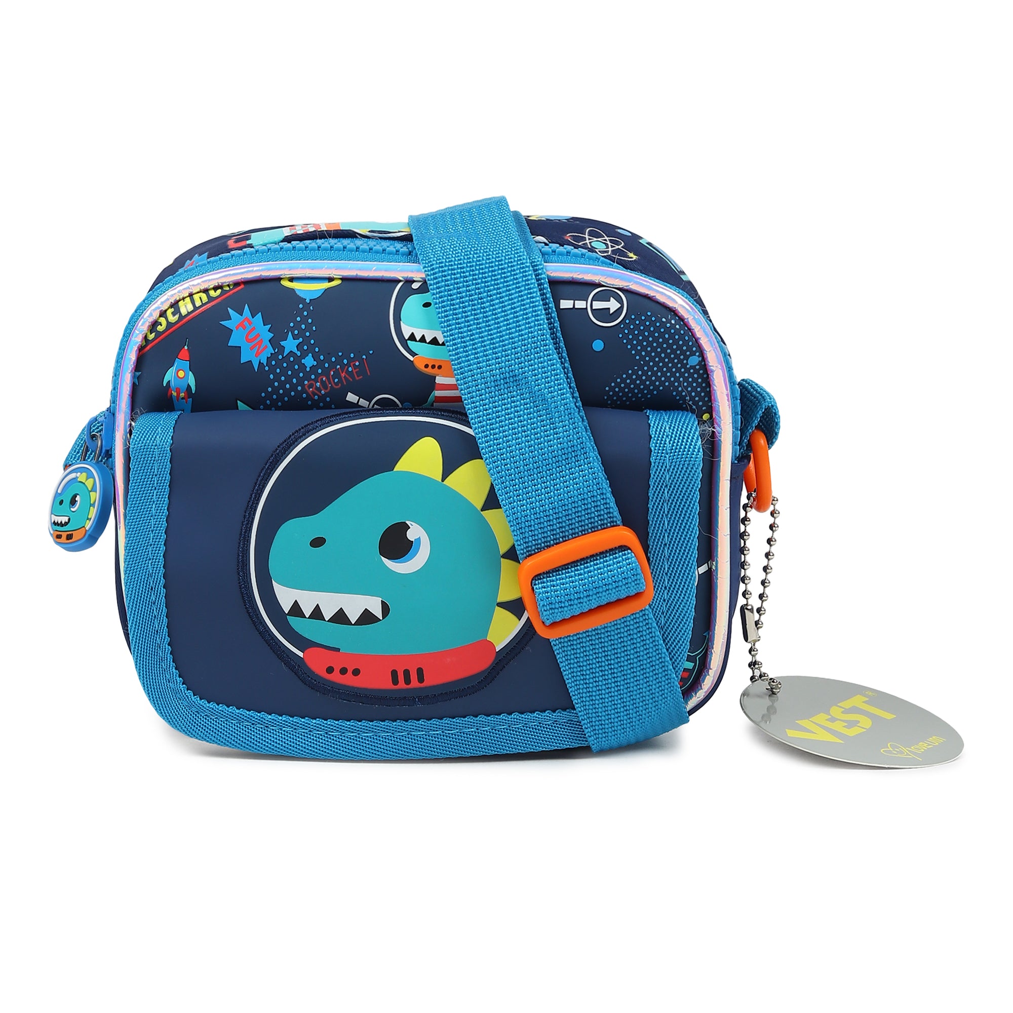 Buy MyneeMoe Vest Luxe Kids Sling Bag Stylish & Durable Mini Backpack for Play & Travel Dino - Sling Bag at MyneeMoe Online In India