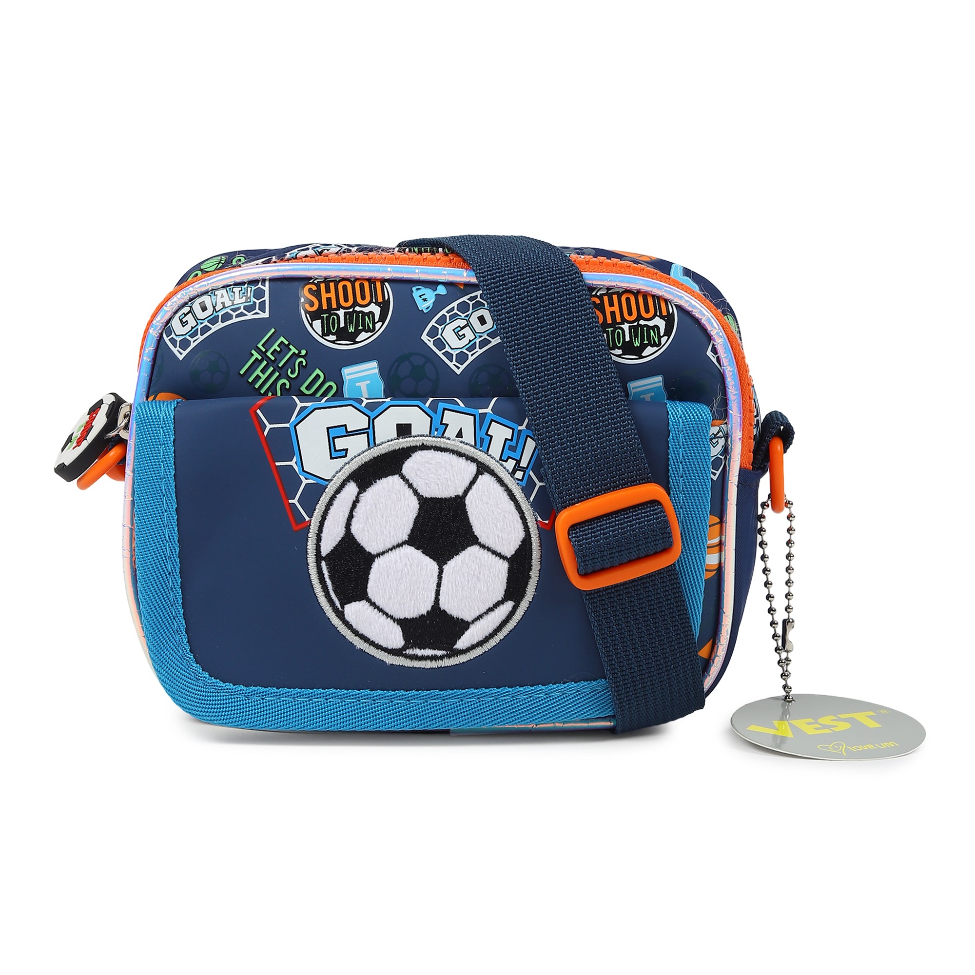 Buy MyneeMoe Vest Luxe Kids Sling Bag Stylish & Durable Mini Backpack for Play & Travel Football - Sling Bag at MyneeMoe Online In India