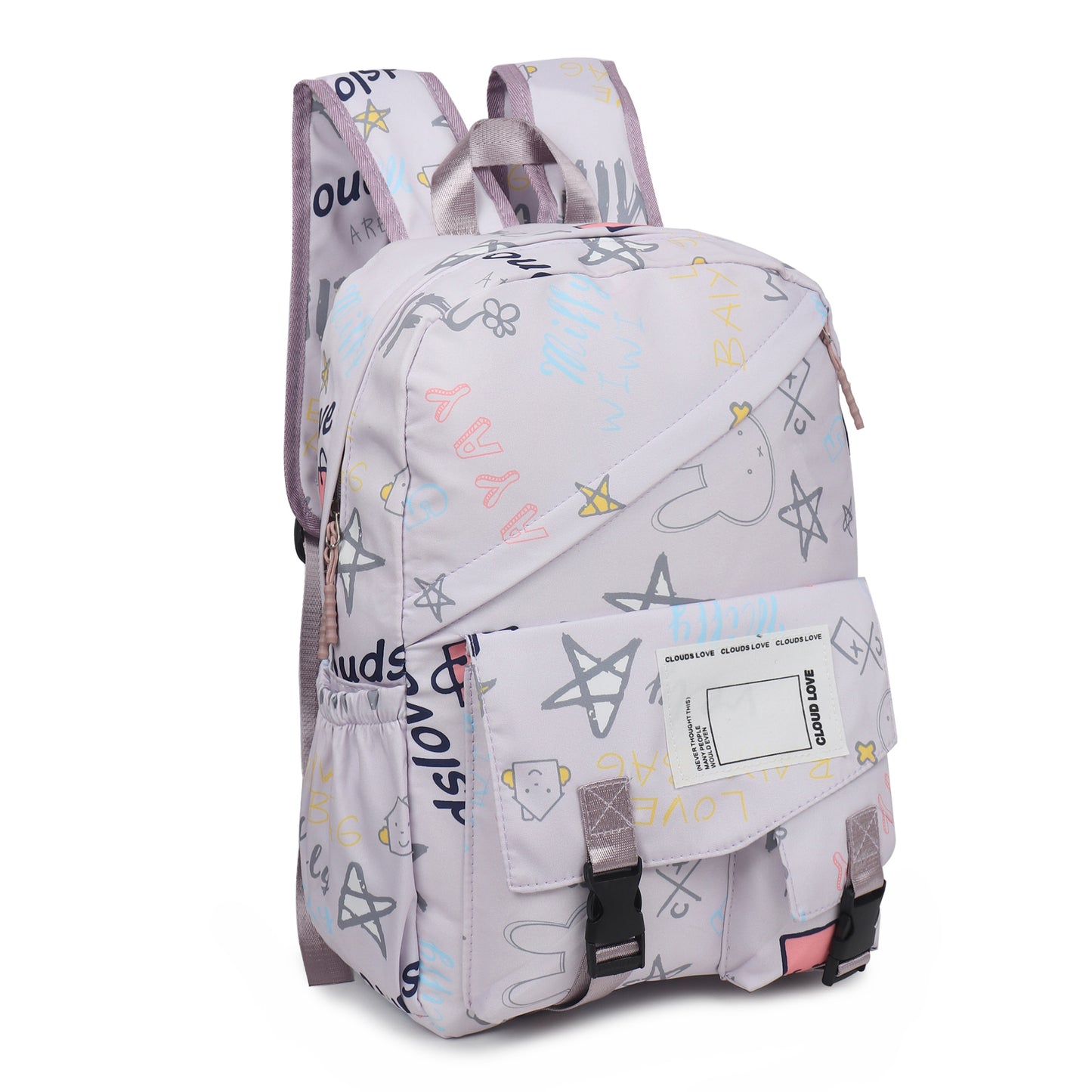 Buy Stylish Waterproof Backpack for School & College Lavender at MyneeMoe Online In India