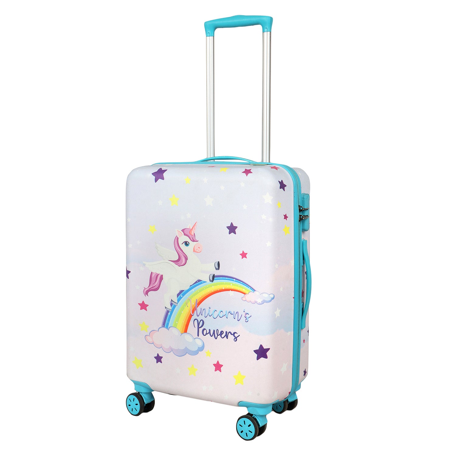 Buy MyneeMoe Unicorn Kids Travel Trolley Bag – Fun & Durable Rolling Suitcase for Young Explorers - Draft at MyneeMoe Online In India