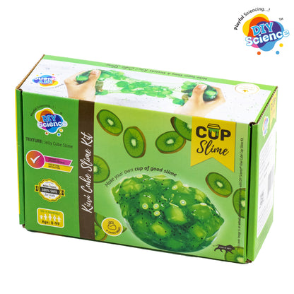 Buy Diy Science Kiwi Cube Cup Slime Kit (Texture Jelly Cube Slime) at Myneemoe Online In India